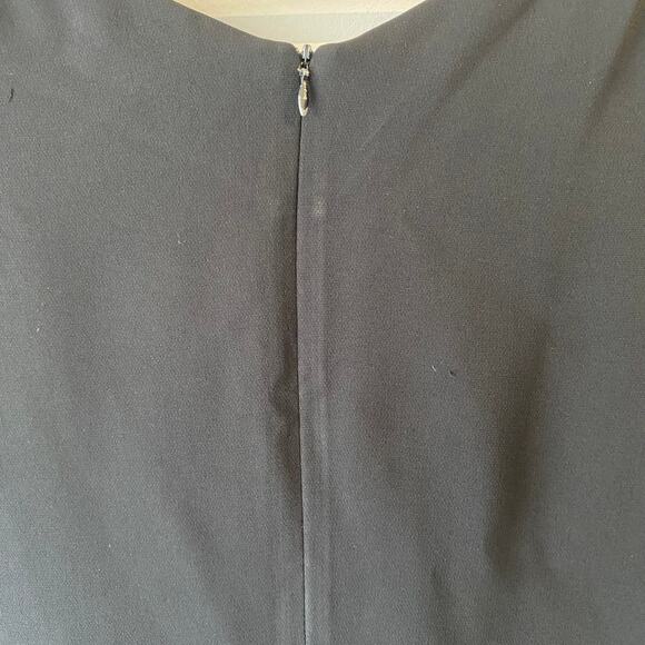 MM Lafleur Sheath Dress +2 Black Structured Workwear Minimalist Career Capsule - Picture 6 of 7